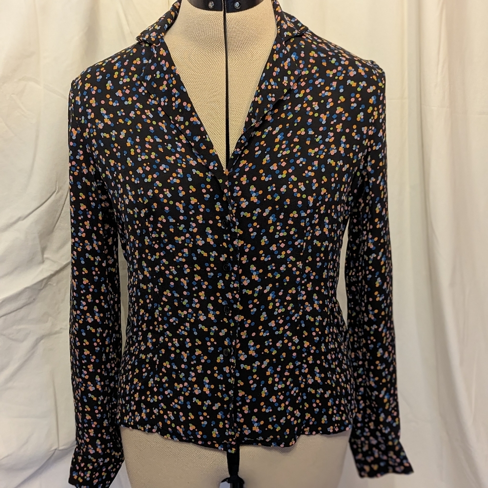 Casual Corner Size Small Silk Blouse
